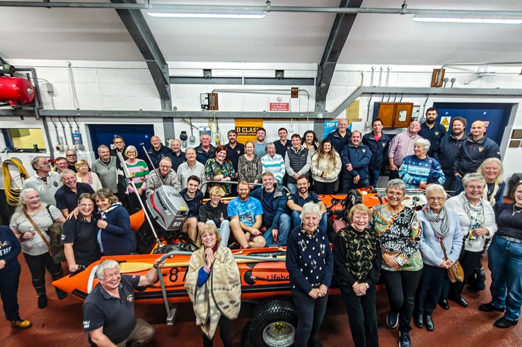 Volunteers from Looe RNLI all came together for a special night to thank everyone for their hard work, fundraising efforts and dedication to saving lives throughout 2025