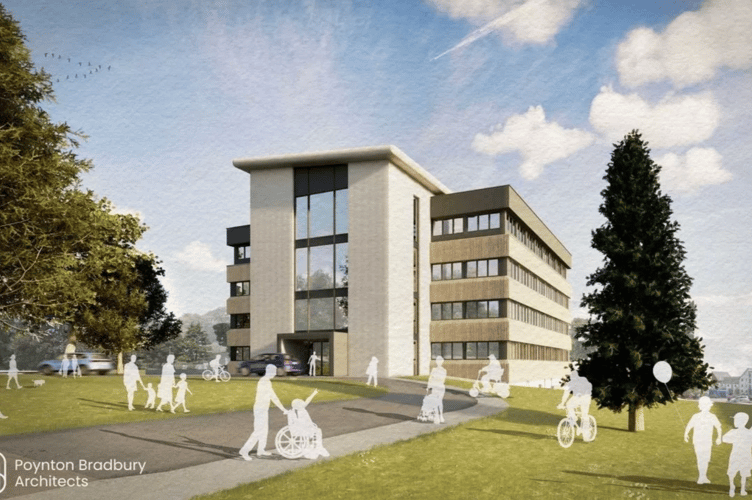 How the new health hub could look (Picture: Poynton Bradbury Architects)