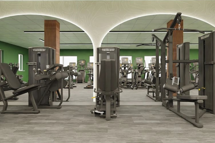 The brand new £400k gym offers the very latest fitness and wellbeing equipment 
