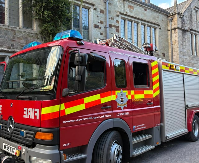 Firefighters deal with chimney fire in Lanlivery