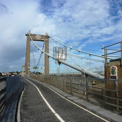 Image for Emergency services respond to incident on Tamar Bridge