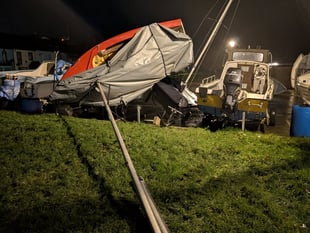 Homes and businesses assess aftermath after storm damage
