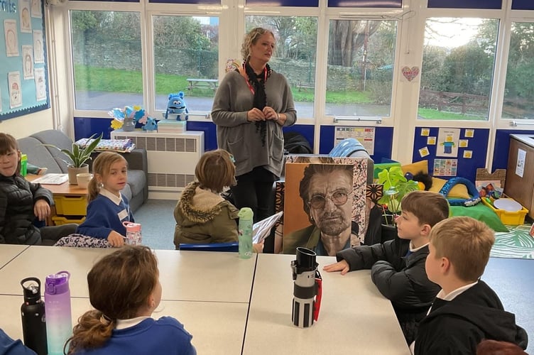 A variety of volunteers came in as part of the Aspiration Day at Brunel Primary and Academy School