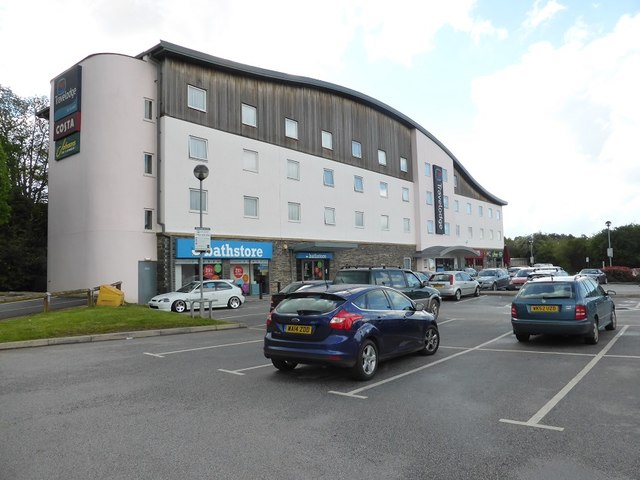 A man has been found dead in the Travelodge on Pentewan Road, St Austell