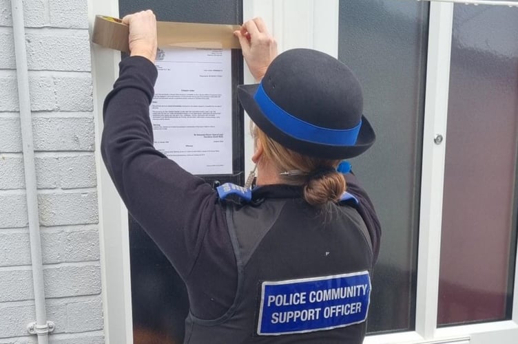 A closure order has been put in place on a property in Torpoint