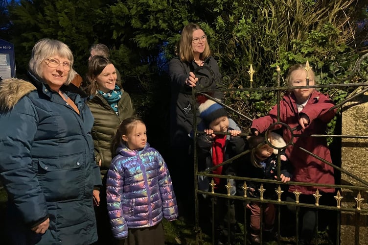 People gathered to see their beloved bells restored to St Sampson's Church, South Hill, after four silent years