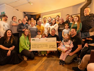 Pub raises £2,100 for children's hospice charity