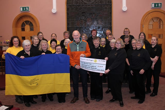 Torpoint singers hit the right note with Ukraine donation