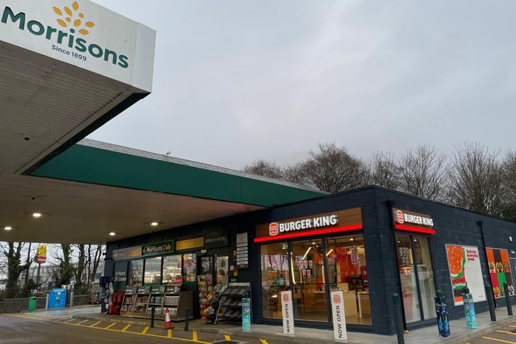A similar Burger King outlet is already in operation at the Morrison's supermarket in Newquay