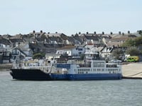 Ferry service disrupted by submerged yacht