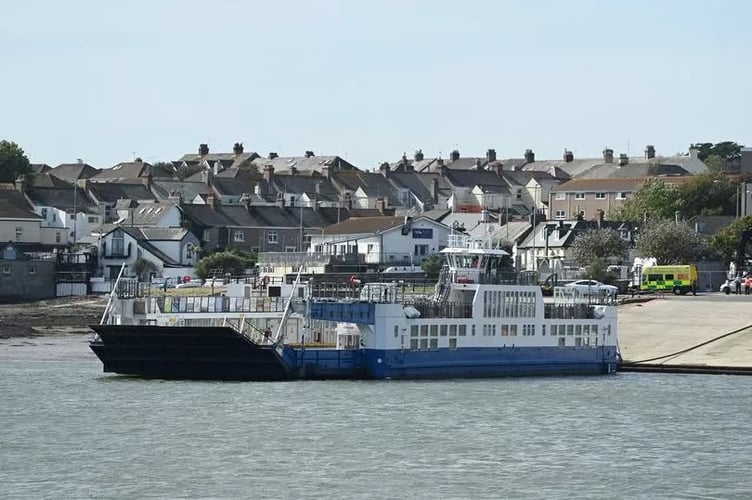 Storm damage has forced a temporary reduction in crossings on the Torpoint Ferries