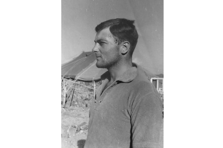 Stephen Weall when he was serving during the Aden Emergency.