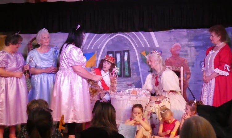 The pantomime was a resounding success, spreading joy despite the storm.