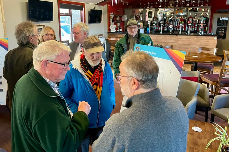 Hundreds of Saltash residents went along to the public consultation at the local rugby club to find out more about the proposals for a new Aldi supermarket in the town