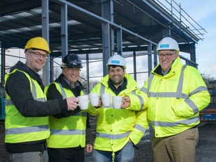 Milestone in new industrial units in Bodmin celebrated