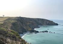 Coastal Cornwall: Intelligence base above soaring cliffs near Bude