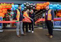 Football legends help Jewson celebrate branch relaunch in St Austell