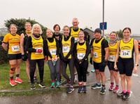 Local runners dodge the rain at the Newquay 10K