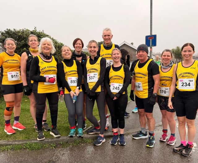 Local runners dodge the rain at the Newquay 10K