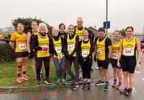 Local runners dodge the rain at the Newquay 10K