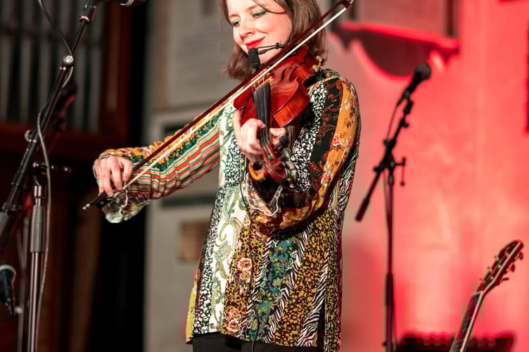 Martha Woods, a composer, singer and fiddle player from Lostwithiel blends traditional instruments, local history, and modern technology