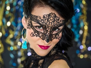Masks on for mental health at charity masquerade