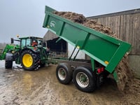 Orders being taken as dung run returns