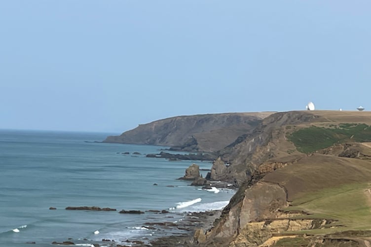 The coastline to the south of Duckpool and GCHQ Bude in North Cornwall. (Picture: Andrew Townsend)