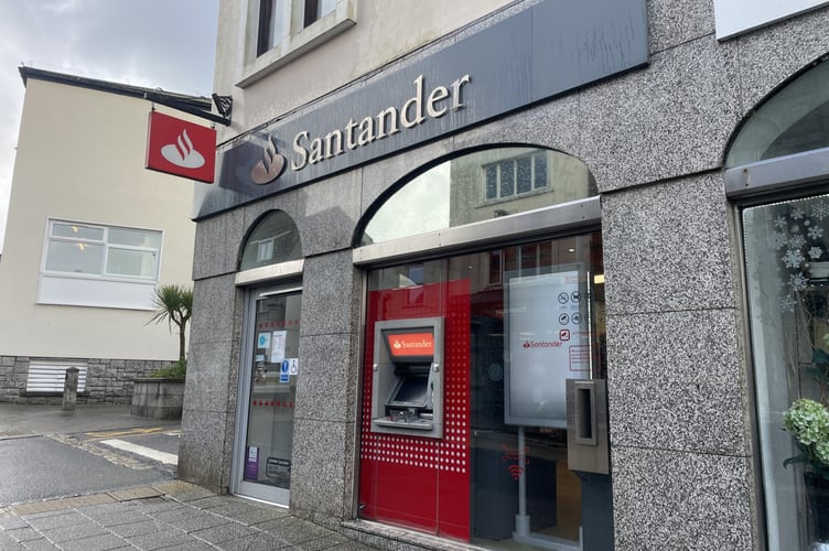 Santander UK have confirmed their Liskeard branch is set to close on May 20