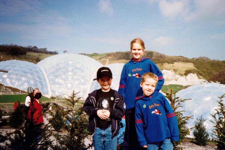 Rosie Johns at the Eden Project in 2001.