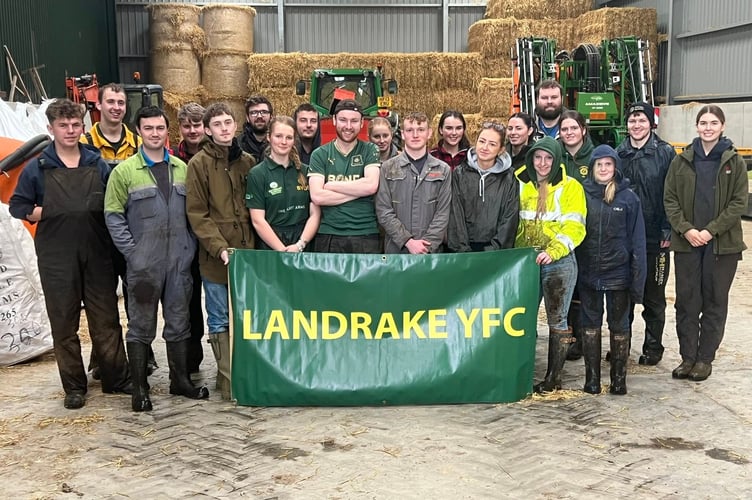 Volunteers from Landrake Young Farmers Club helped to raise £2,000 for local charities and club funds