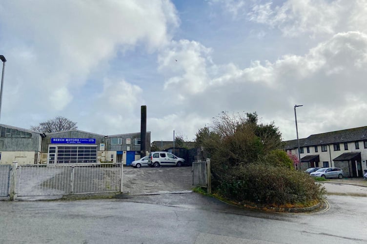 The site is in a built-up area within walking distance of St Austell town centre. (Picture: Andrew Townsend)