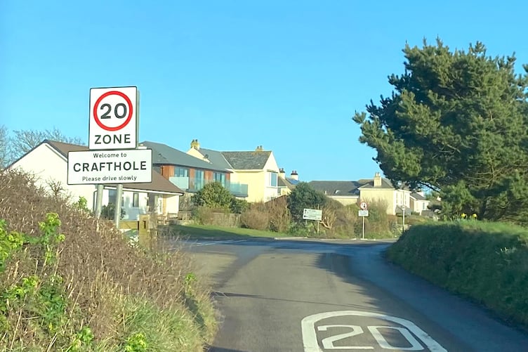 The coastal road passes through the ancient village of Crafthole. (Picture: Andrew Townsend)