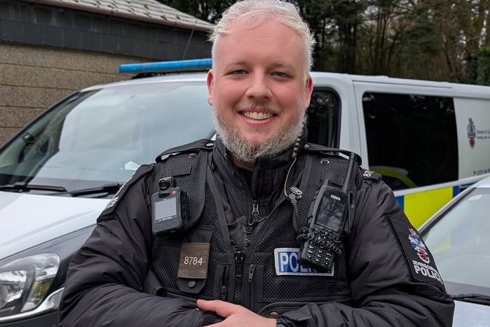 PC Ben Jones has joined the St Austell Police neighbourhood team. (Picture: St Austell Police)