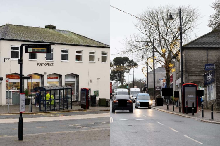 Illustrations of how the smart hubs would look in Liskeard (left) and Saltash (right) if approved (Picture: Cornwall Council)