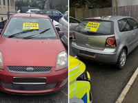 Police take uninsured vehicles off the road