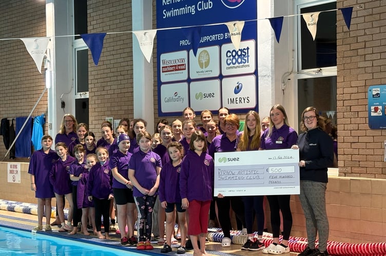 SUEZ backs local artistic swimming team.