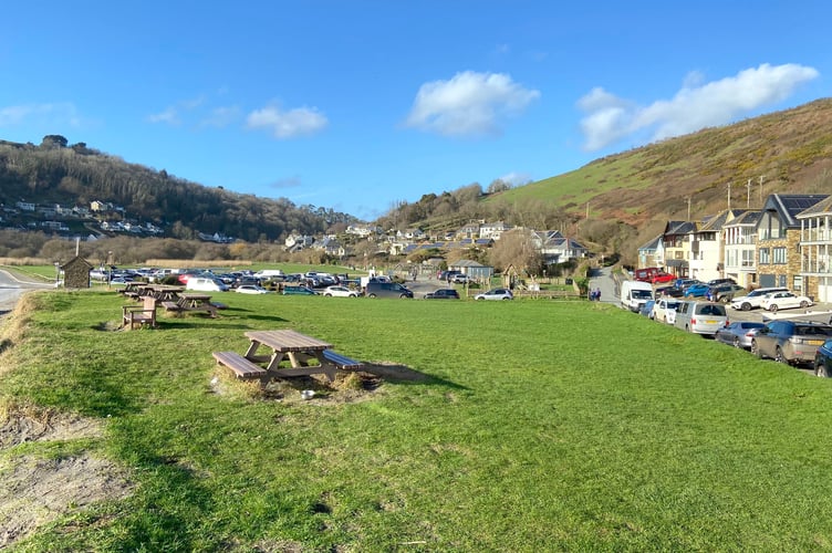 A picnic area near the beach at Seaton in Cornwall. (Picture: Andrew Townsend)