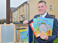 Free books up for grabs at pop up library