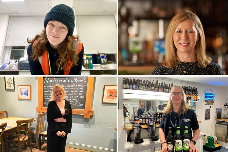 Women of St Austell Brewery.