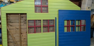 Colourful new playhouse set to delight Looe primary pupils