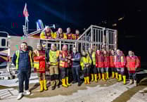 Looe Valley Rotary backs lifeboat crew with vital equipment