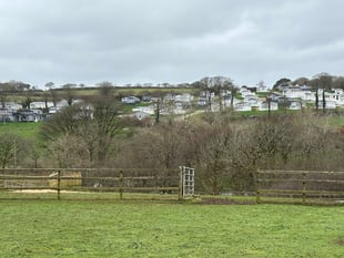 Row over siting of static caravans opposite hamlet