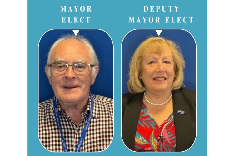 Councillor Brian Stoyel was selected as Saltash Town mayor elect for 2026–27 with Councillor Brenda Samuels chosen as deputy mayor elect.