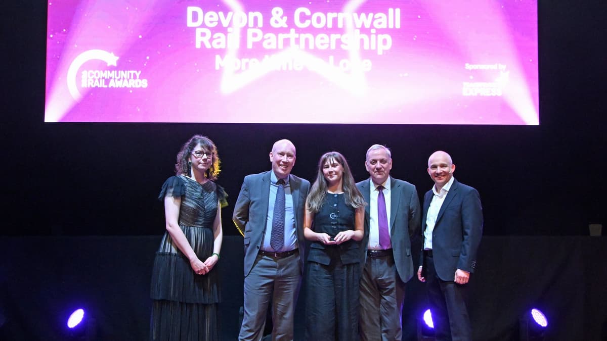 Looe rail project wins national award for tourism boost