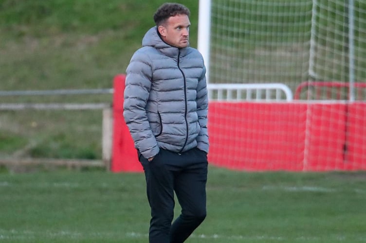 Saltash boss Lee Britchford.