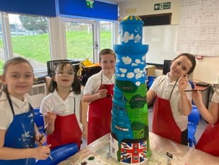 Brunel pupils support hospice with creative lighthouse