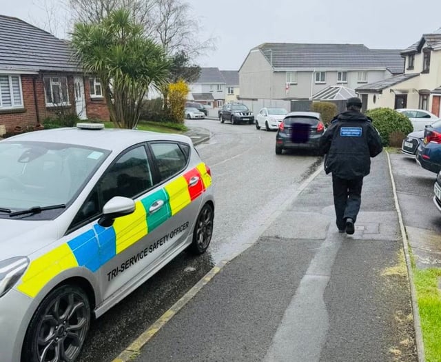 Officers monitor streets following local parking concerns