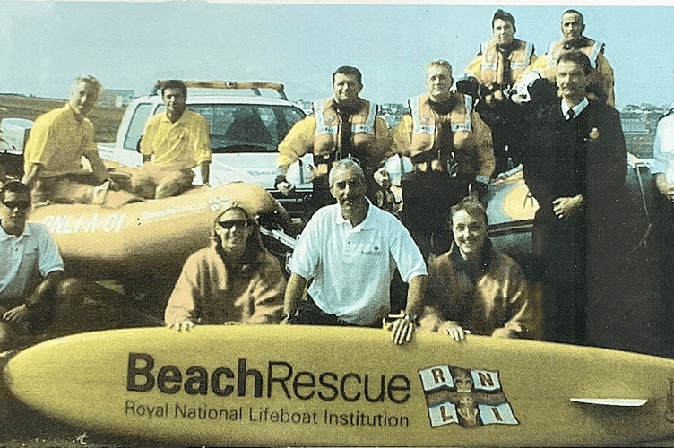 Newquay lifeguard team 2001