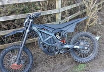 Police in St Austell seize e-motorbike being ridden on pavement